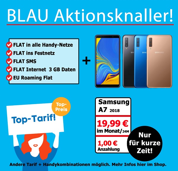 blau-mit-Sam-A7 Seltix - BLAU Samsung A7